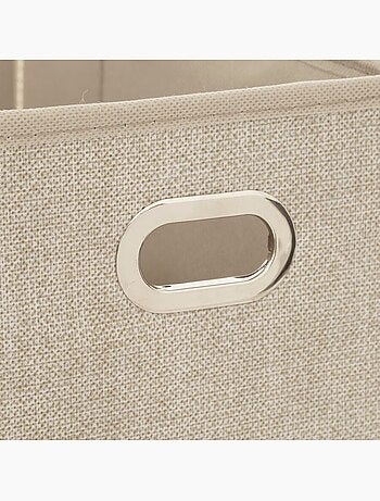 Lot de 12 paniers de rangement en tissu avec poignée MIX'N MODUL