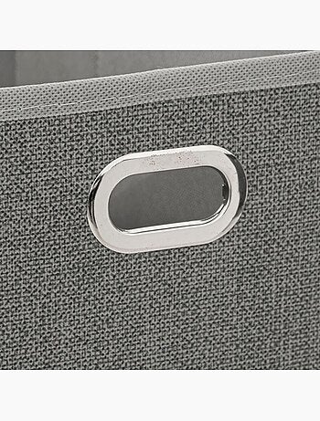 Lot de 12 paniers de rangement en tissu avec poignée MIX'N MODUL