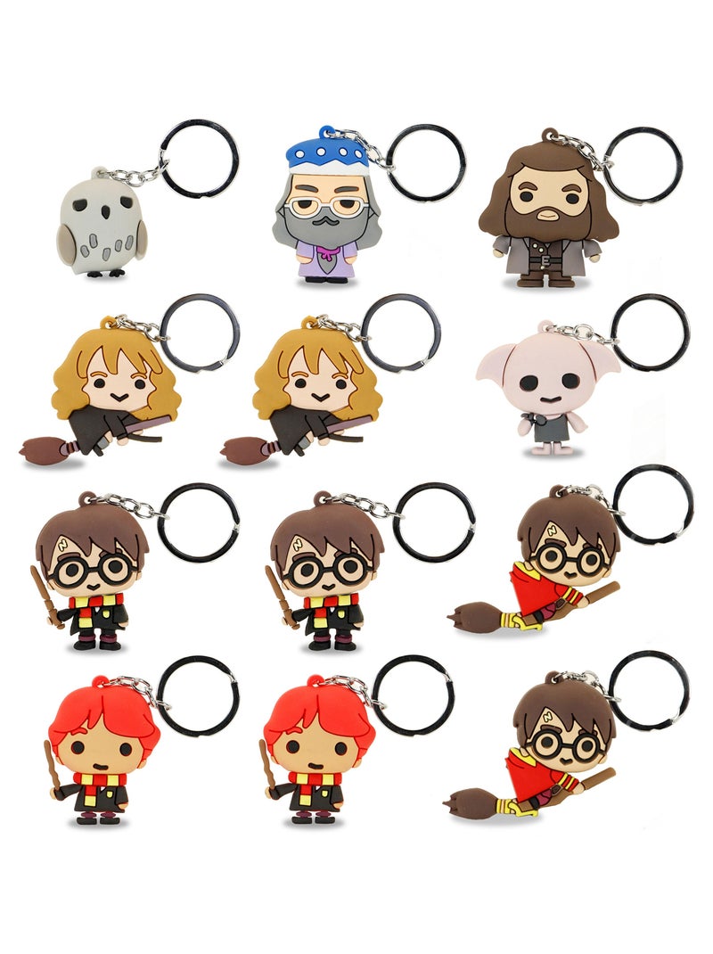 Lot de 12 Porte-clés - Harry Potter Assorti HP Multicolore - Kiabi