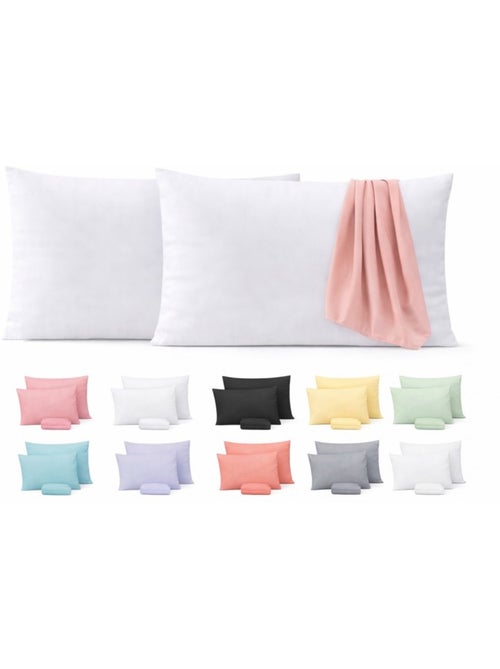 Lot de 12 Taies d'oreiller Coton 57 fils couleurs aléatoires PROMO LINGE - Kiabi Lot de 12 Taies d'oreiller Coton 57 fils couleurs aléatoires PROMO LINGE - Kiabi