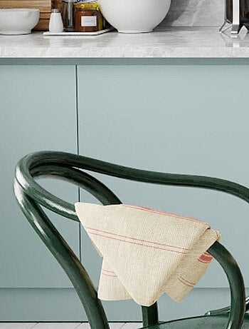 Lot de 12 torchons métis lin coton naturel BRASSERIE