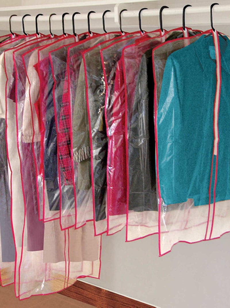Lot de 13 housses de vêtement transparent - Kiabi