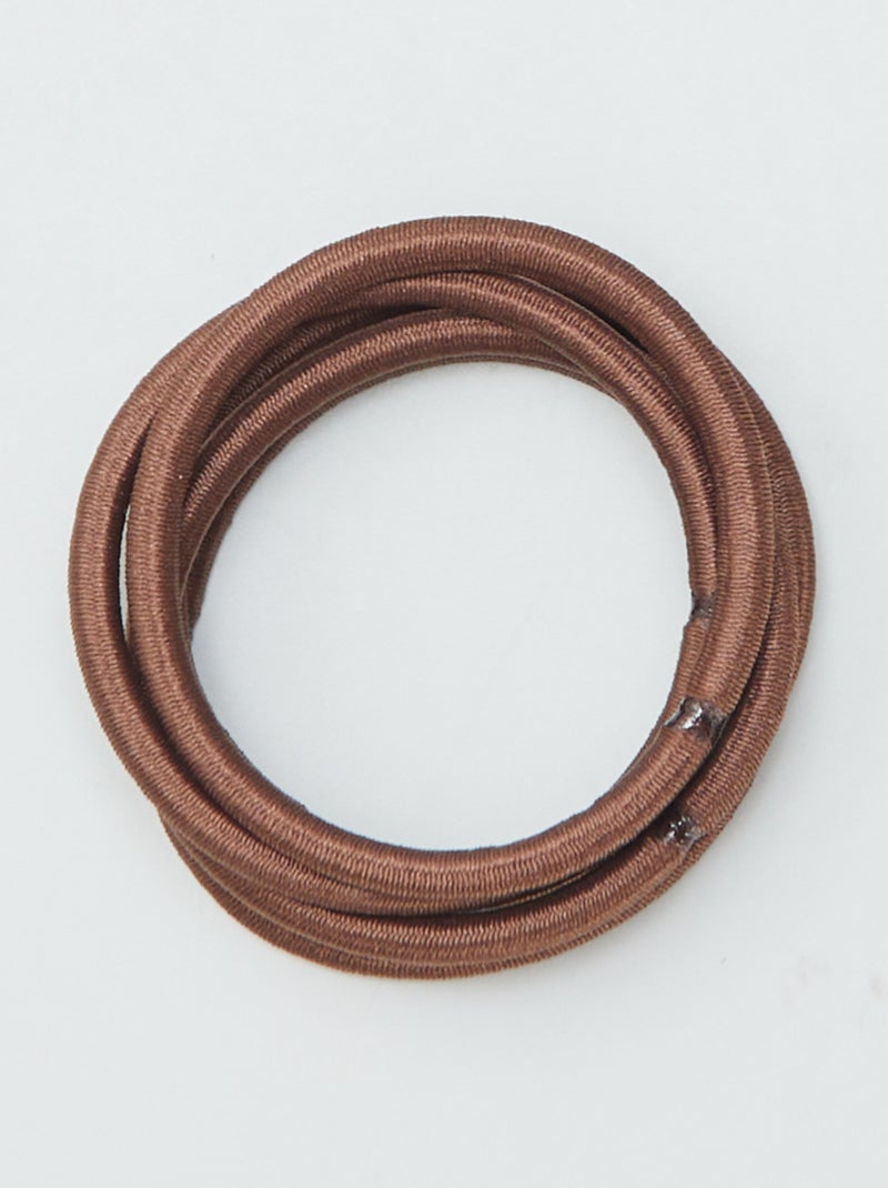 Lot de 15 élastiques BEIGE - Kiabi