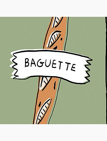Lot de 15 serviettes en papier baguette