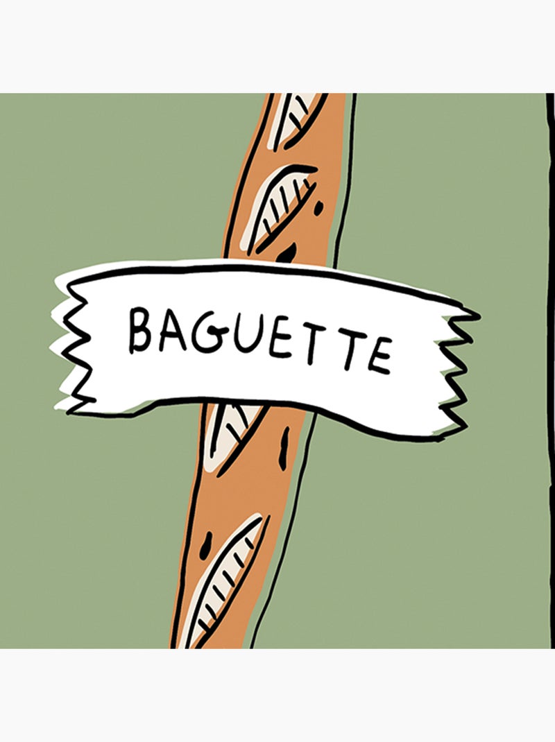 Lot de 15 serviettes en papier baguette Vert - Kiabi