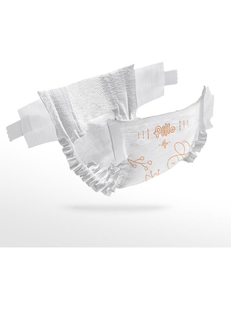 Lot de 152 couches bébé taille 4 maxi 9-14 kg - pillo baby N/A - Kiabi