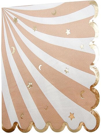 Lot de 16 serviettes Baby Nude