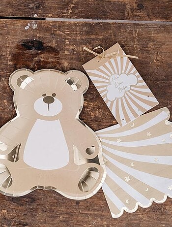 Lot de 16 serviettes Baby Nude