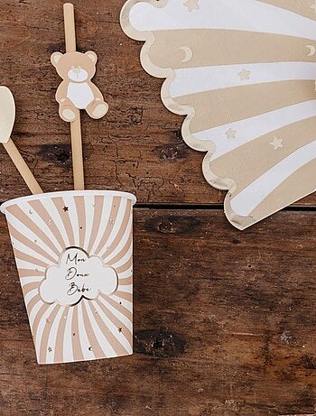 Lot de 16 serviettes Baby Nude