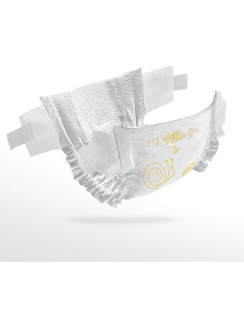 Lot de 168 couches bébé taille 3 midi 6-10 kg - pillo baby - Kiabi