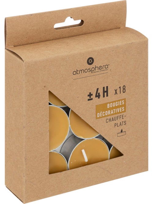 Lot de 18 bougies chauffe-plats HUGO - Kiabi