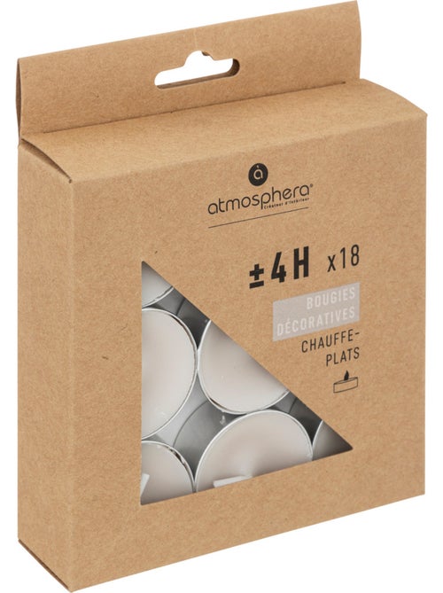 Lot de 18 bougies chauffe-plats HUGO - Kiabi