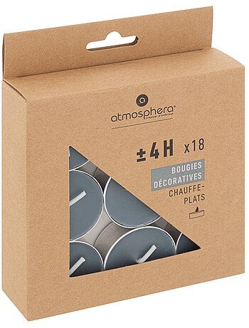 Lot de 18 bougies hugo