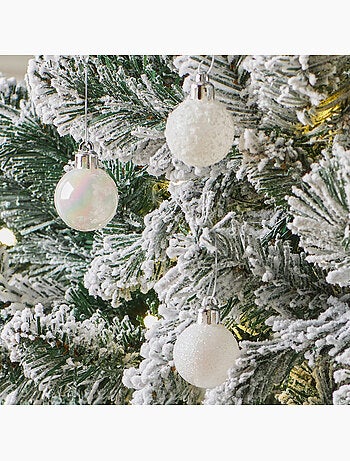 Lot de 18 boules de noël d.3 cm