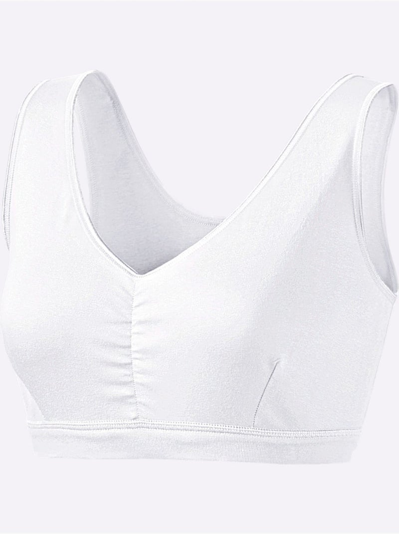 Lot de 2  -  - Taille Standard - Witt Blanc - Kiabi
