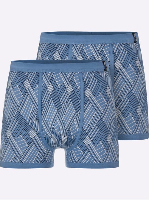 Lot de 2 - boxer côtes fines - taille standard - witt - Kiabi Lot de 2 - boxer côtes fines - taille standard - witt - Kiabi