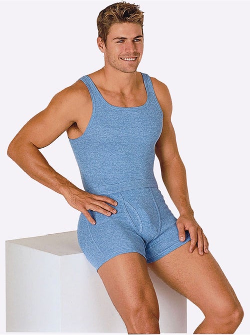 Lot de 2 - boxer côtes fines - taille standard - witt - Kiabi Lot de 2 - boxer côtes fines - taille standard - witt - Kiabi