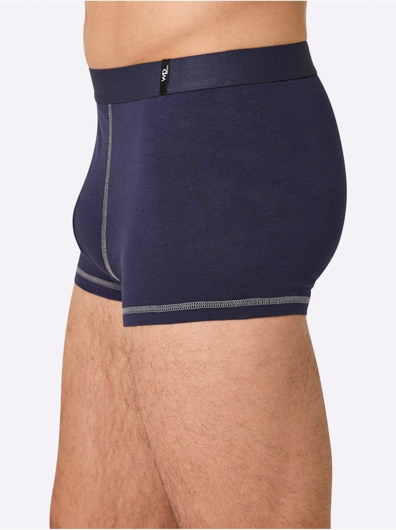 Lot de 2  - Boxer Jersey Fin - Taille Standard - Witt Gris Bleu marine - Kiabi