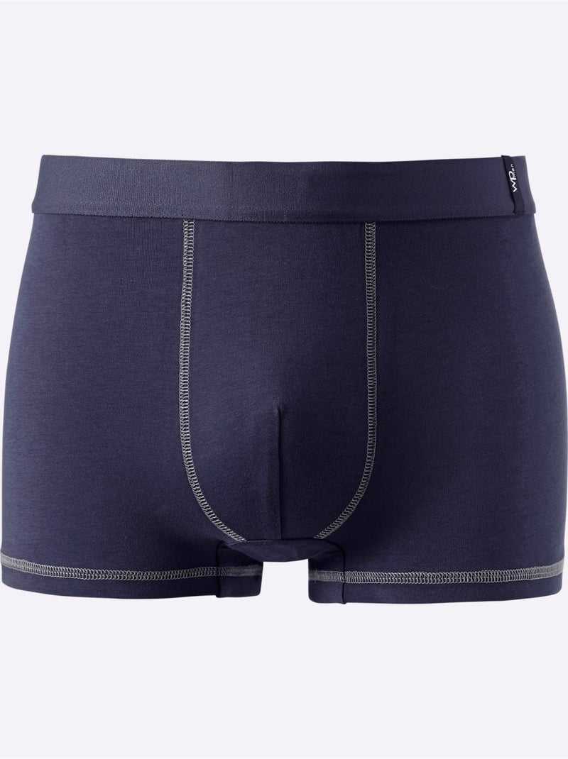 Lot de 2  - Boxer Jersey Fin - Taille Standard - Witt Gris Bleu marine - Kiabi
