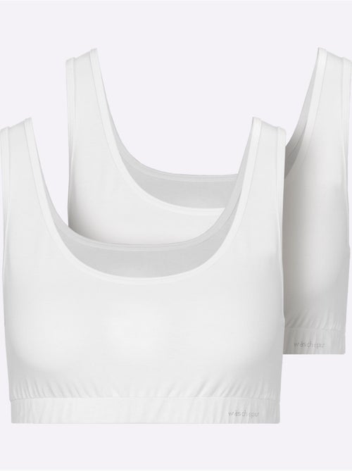 Lot de 2  - Bustier Jersey Fin - Taille Standard - Witt - Kiabi