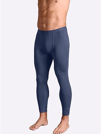 Lot de 2 - caleçons long pour homme, long côtes fines - witt