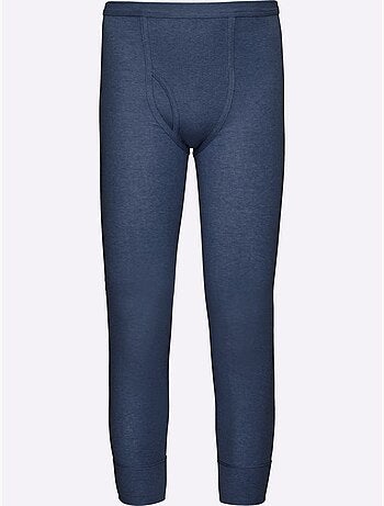 Lot de 2 - caleçons long pour homme, long côtes fines - witt