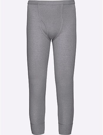 Lot de 2 - caleçons long pour homme, long côtes fines - witt