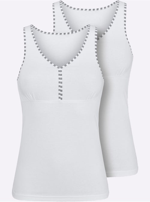 Lot de 2  - Caraco Jersey Fin - Taille Standard - Witt - Kiabi
