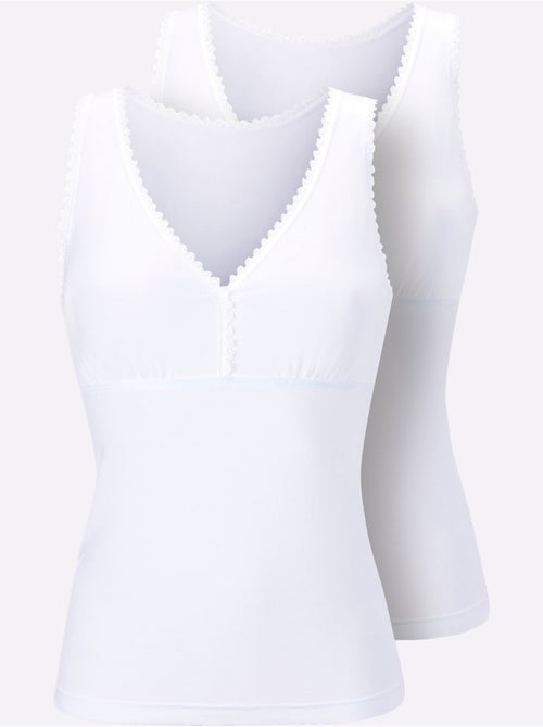 Lot de 2 - Caraco Jersey Fin - Taille Standard - Witt - Kiabi Lot de 2 - Caraco Jersey Fin - Taille Standard - Witt - Kiabi