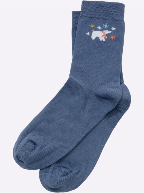 Lot de 2 - Chaussettes Qualité Coton - Taille Standard - Witt - Kiabi Lot de 2 - Chaussettes Qualité Coton - Taille Standard - Witt - Kiabi