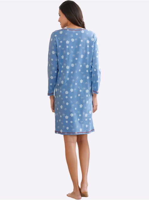 Lot de 2  - Chemises De Nuit Jersey Fin - Taille Standard - Moda Vilona - Kiabi