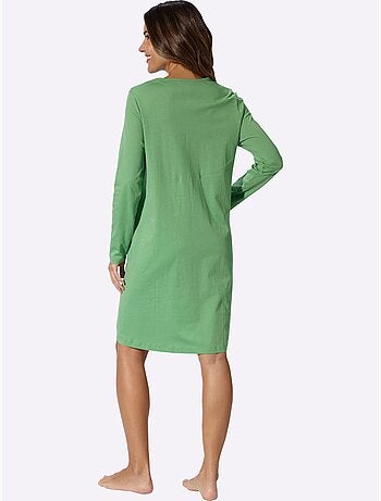 Lot de 2 - chemises de nuit jersey fin - taille standard - moda vilona