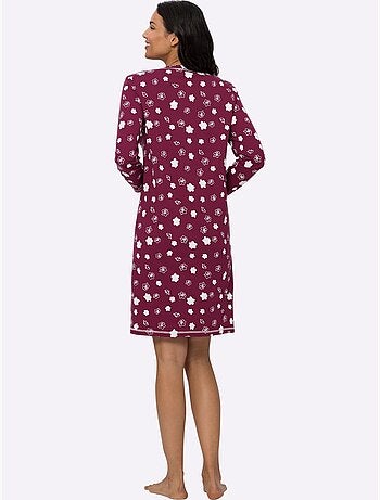 Lot de 2 - Chemises De Nuit Jersey Fin - Taille Standard - Moda Vilona