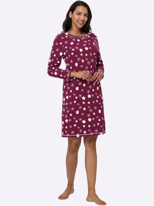 Lot de 2 - Chemises De Nuit Jersey Fin - Taille Standard - Moda Vilona - Kiabi Lot de 2 - Chemises De Nuit Jersey Fin - Taille Standard - Moda Vilona - Kiabi