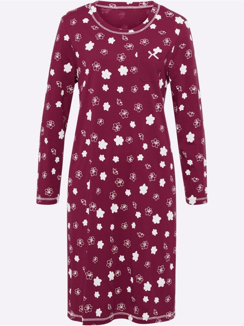 Lot de 2 - Chemises De Nuit Jersey Fin - Taille Standard - Moda Vilona - Kiabi Lot de 2 - Chemises De Nuit Jersey Fin - Taille Standard - Moda Vilona - Kiabi