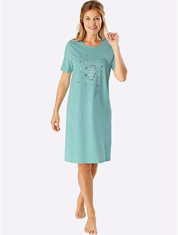 Lot de 2 - Chemises De Nuit Jersey Fin - Taille Standard - Moda Vilona