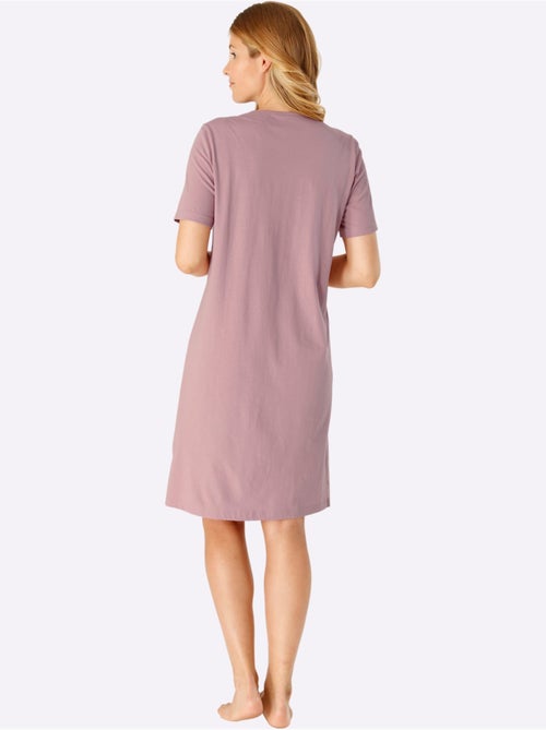 Lot de 2 - Chemises De Nuit Jersey Fin - Taille Standard - Moda Vilona - Kiabi Lot de 2 - Chemises De Nuit Jersey Fin - Taille Standard - Moda Vilona - Kiabi