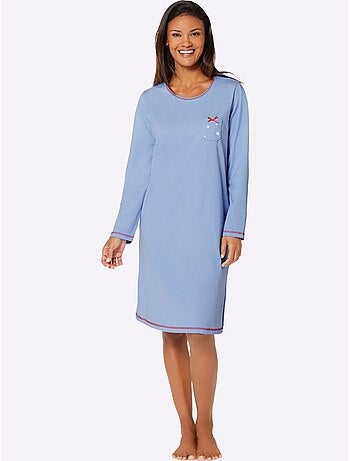 Lot de 2 - Chemises De Nuit Jersey Fin - Taille Standard - Witt