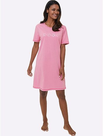 Lot de 2 - Chemises De Nuit Jersey Fin - Taille Standard - Witt