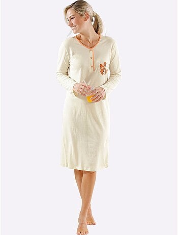 Lot de 2 - Chemises De Nuit Jersey Fin - Taille Standard - Witt