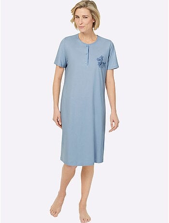 Lot de 2 - Chemises De Nuit Jersey Fin - Taille Standard - Witt