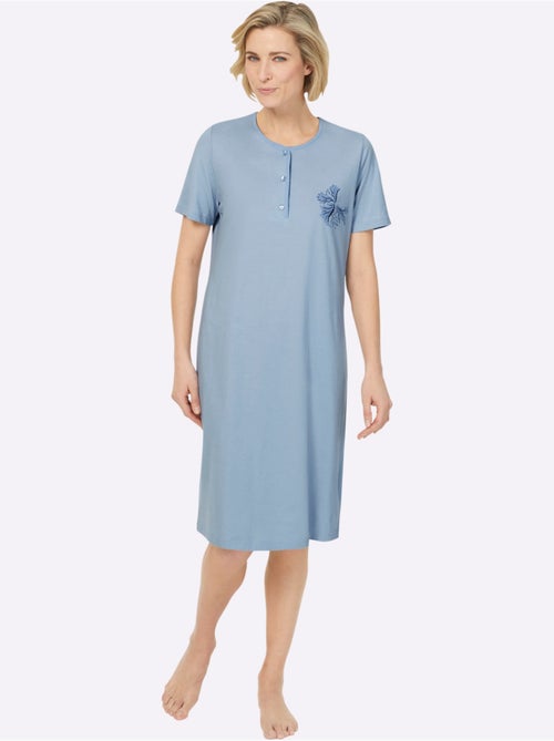 Lot de 2  - Chemises De Nuit Jersey Fin - Taille Standard - Witt - Kiabi