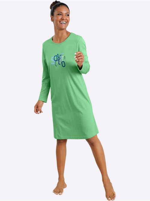 Lot de 2 - Chemises De Nuit Jersey Fin - Taille Standard - Witt - Kiabi Lot de 2 - Chemises De Nuit Jersey Fin - Taille Standard - Witt - Kiabi