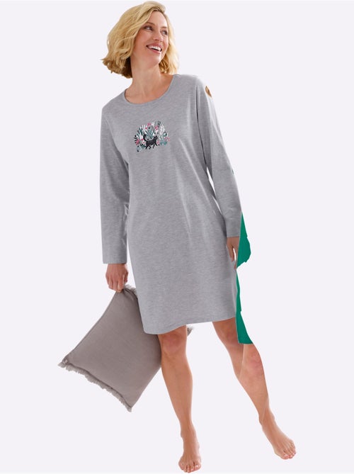 Lot de 2  - Chemises De Nuit Jersey Fin - Taille Standard - Witt - Kiabi