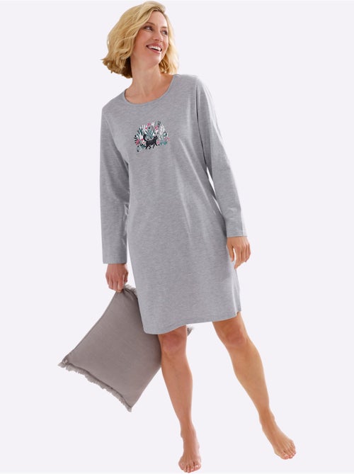 Lot de 2  - Chemises De Nuit Jersey Fin - Taille Standard - Witt - Kiabi