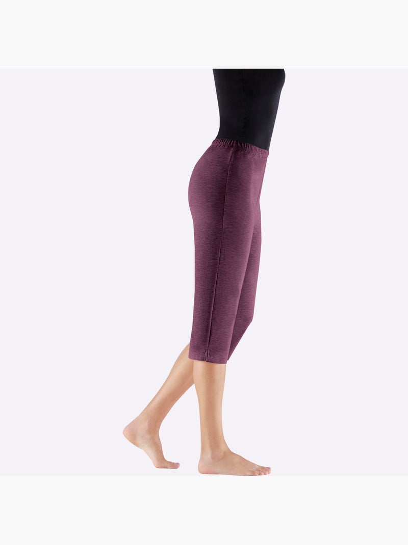 Lot de 2  - Corsaires Jersey Fin - Taille Standard - Witt Bleu Violet - Kiabi