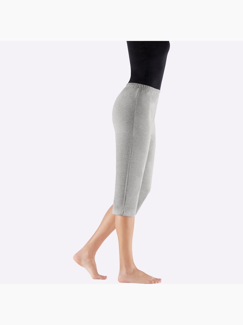 Lot de 2  - Corsaires Jersey Fin - Taille Standard - Witt Noir Gris - Kiabi