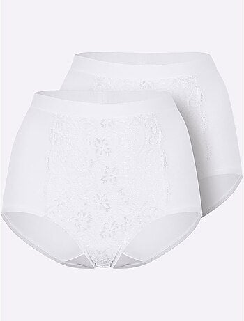 Lot de 2 - Culotte Gainante Jersey Fin - Taille Standard - Witt