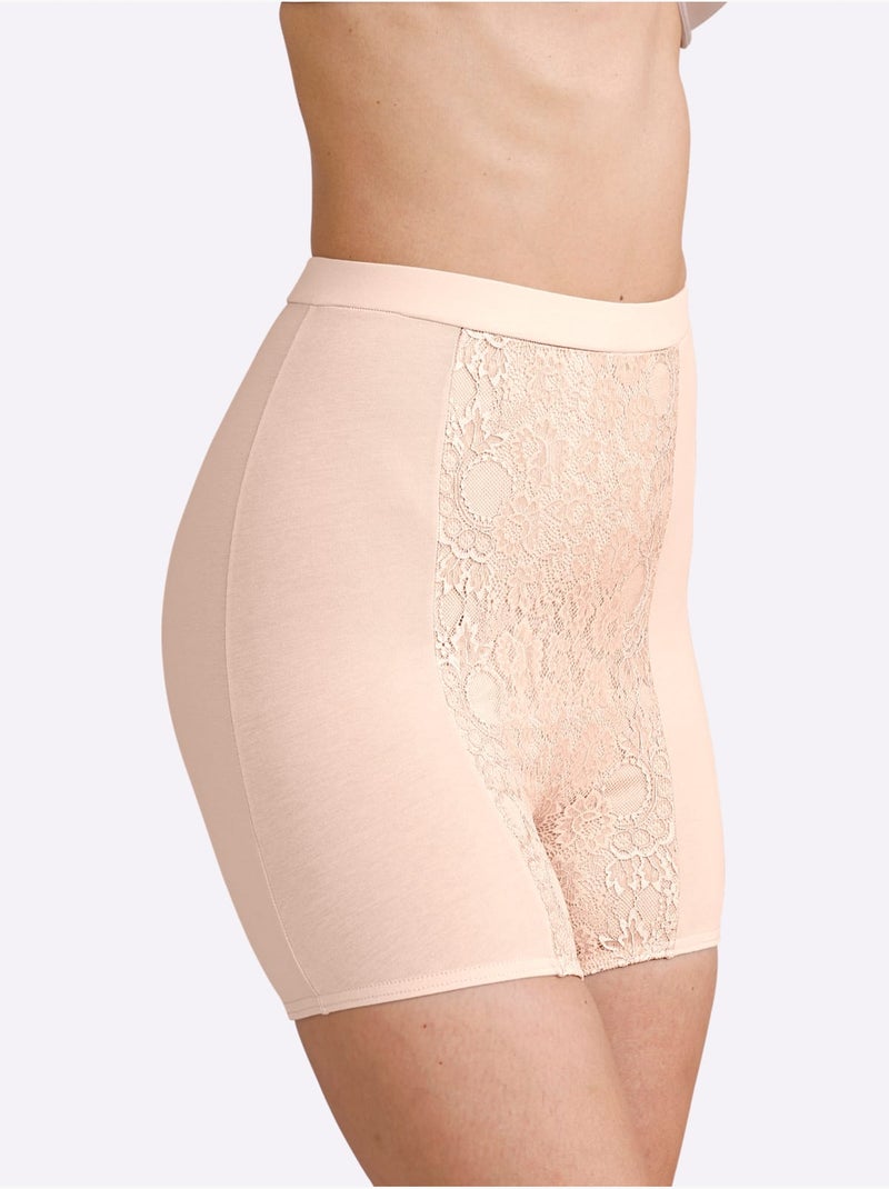 Lot de 2  - Culotte Gainante Jersey Fin - Taille Standard - Witt Marron clair - Kiabi