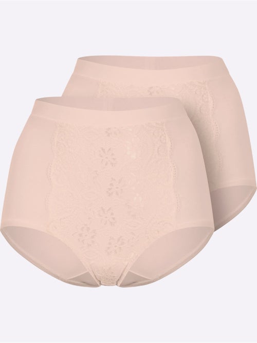 Lot de 2 - Culotte Gainante Jersey Fin - Taille Standard - Witt - Kiabi Lot de 2 - Culotte Gainante Jersey Fin - Taille Standard - Witt - Kiabi